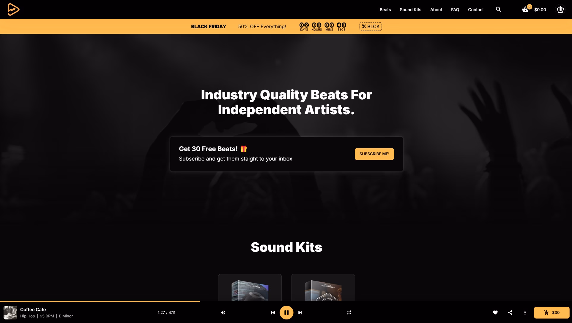 Soundee Pagebuilder Interface